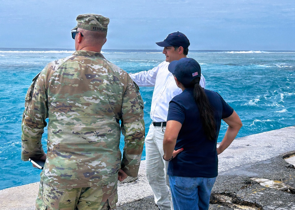 FEMA Meets with Local Officials on the Island of Rota to Assess Damage from Super Typhoon Bavi