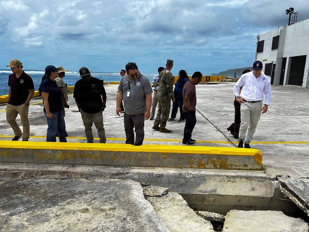 FEMA Meets with Local Officials on the Island of Rota to Assess Damage from Super Typhoon Bavi
