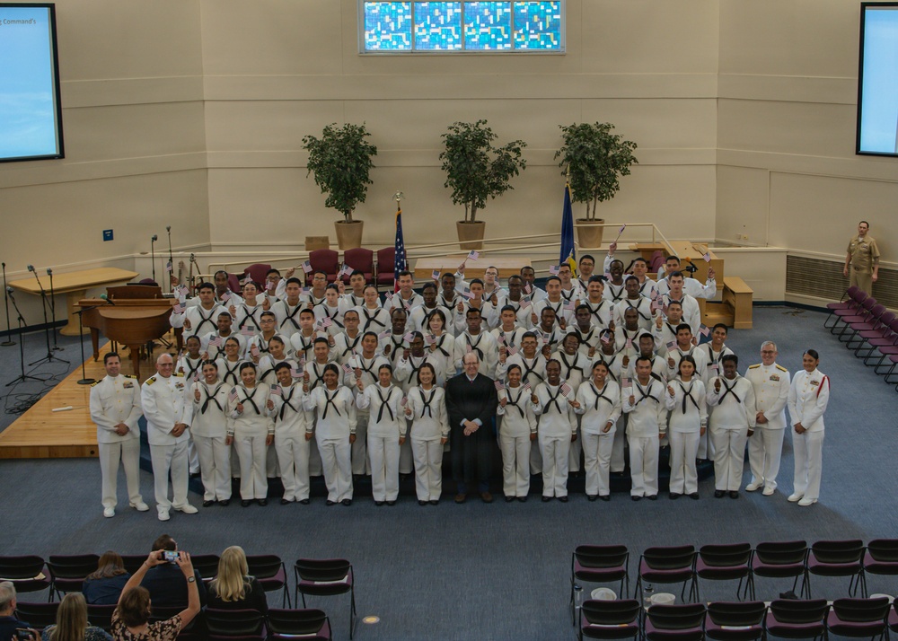Recruit Training Command Naturalization Ceremony