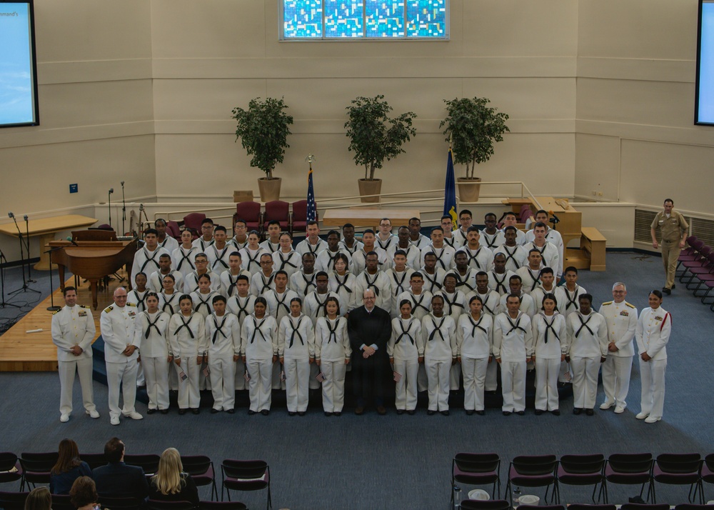 Recruit Training Command Naturalization Ceremony