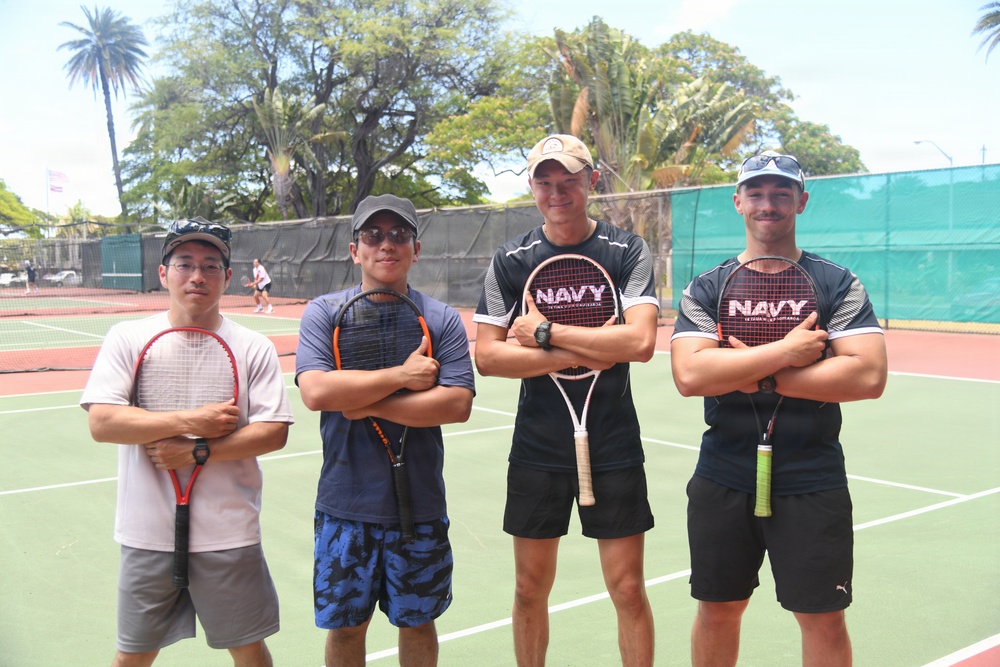 JMSDF personnel build camaraderie through tennis at RIMPAC 2026