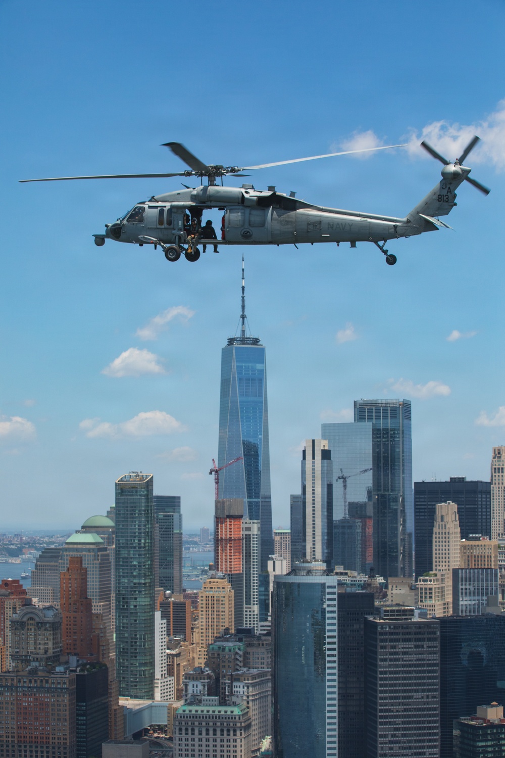 Air Test and Evaluation Squadron One flies during International Naval Review 250