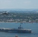 Air Test and Evaluation Squadron One flies during International Naval Review 250