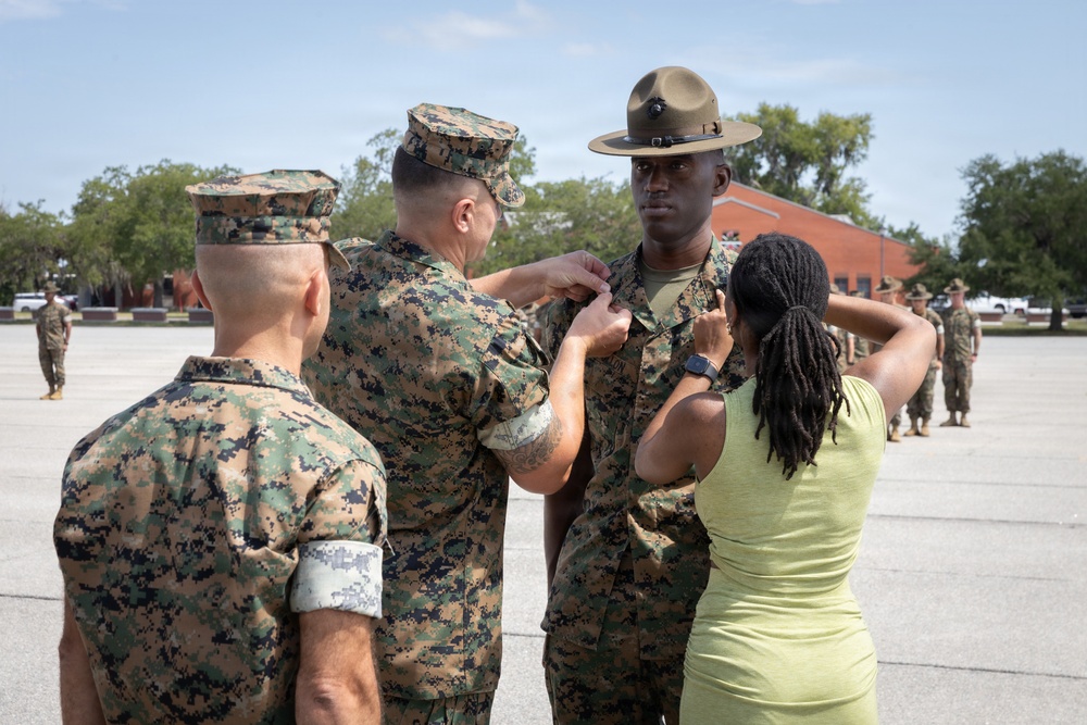 Recruit Training Regiment Meritorious Promotions