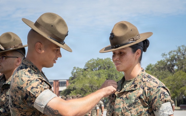 Recruit Training Regiment Meritorious Promotions