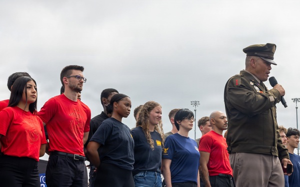 RS Chicago Poolee Oath of Enlistment at NASCAR Race