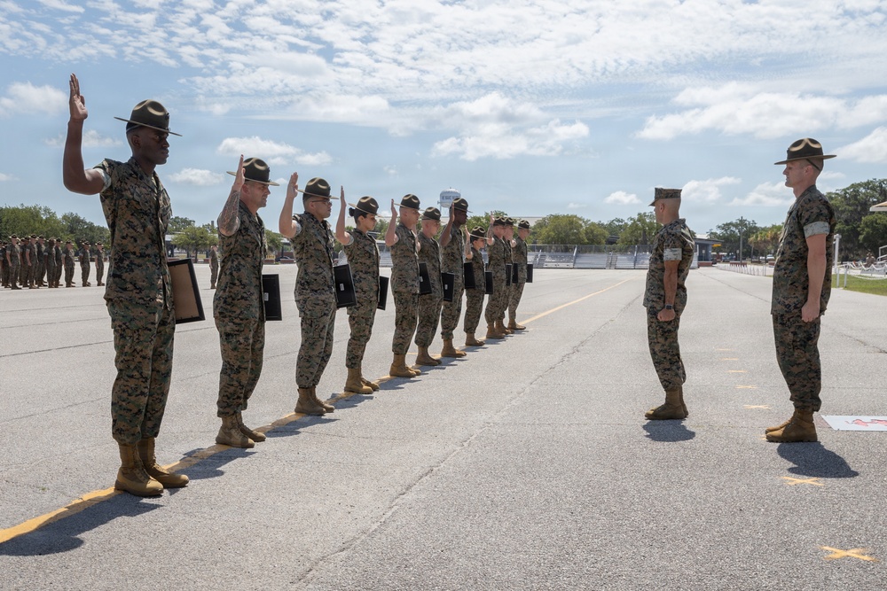 Recruit Training Regiment Meritorious Promotions