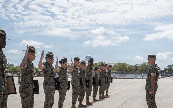 Recruit Training Regiment Meritorious Promotions