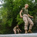 OCC 252 Company D Conducts The Obstacle Course
