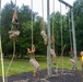 OCC 252 Company D Conducts The Obstacle Course