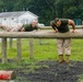 OCC 252 Company D Conducts The Obstacle Course