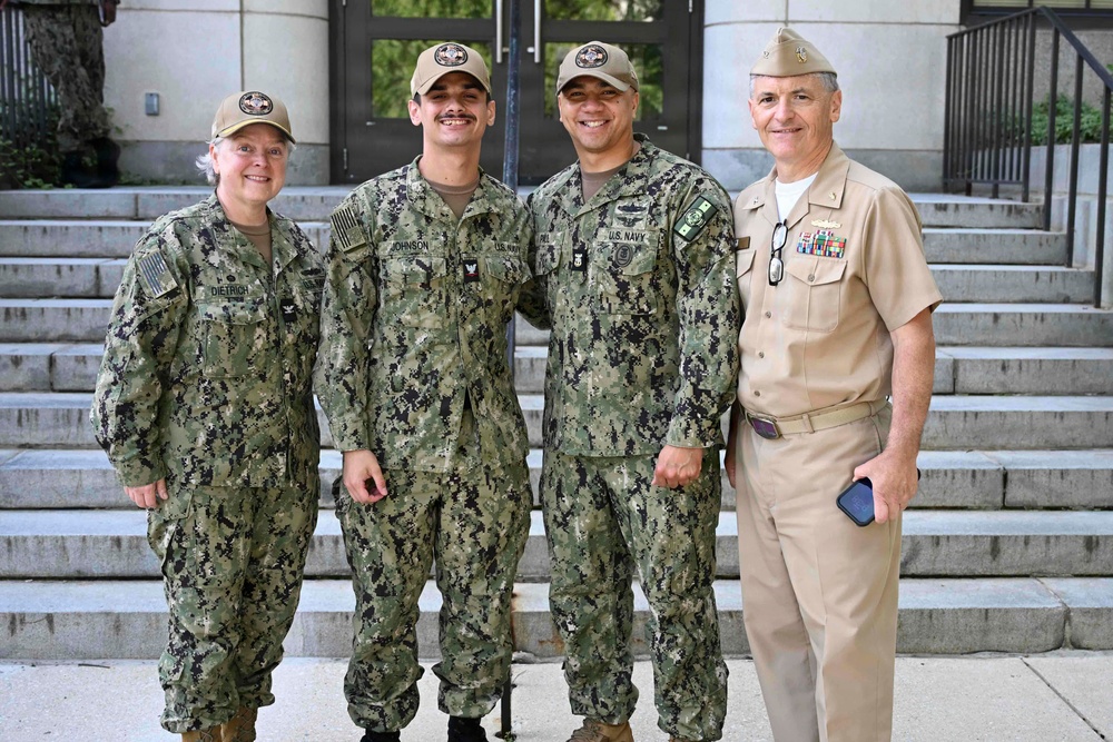 Sailor Assigned to NMRTC Bethesda Advances to Petty Officer 2nd Class