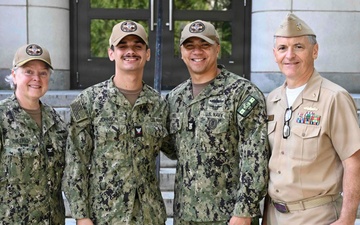 Sailor Assigned to NMRTC Bethesda Advances to Petty Officer 2nd Class