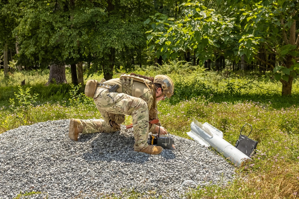 436th CES Conducts Improvised Explosive Ordinance Disposal.