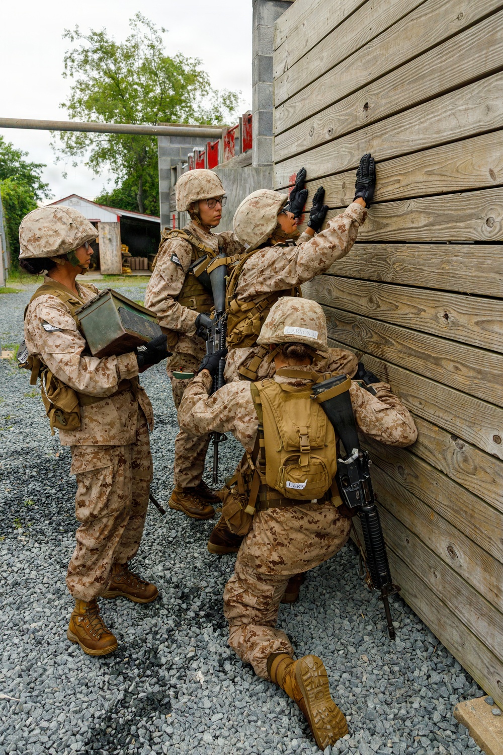 OCC 252 Company D Conducts The Leadership Reaction Course