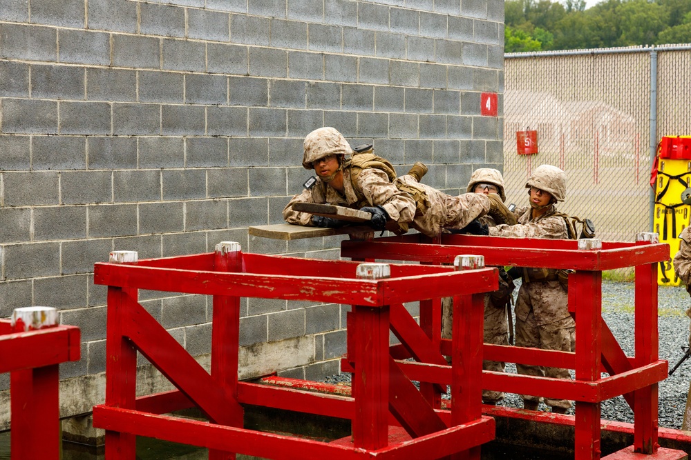 OCC 252 Company D Conducts The Leadership Reaction Course