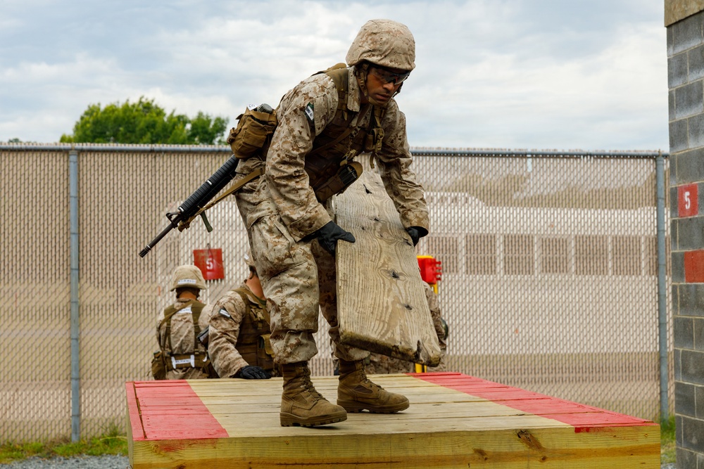 OCC 252 Company D Conducts The Leadership Reaction Course