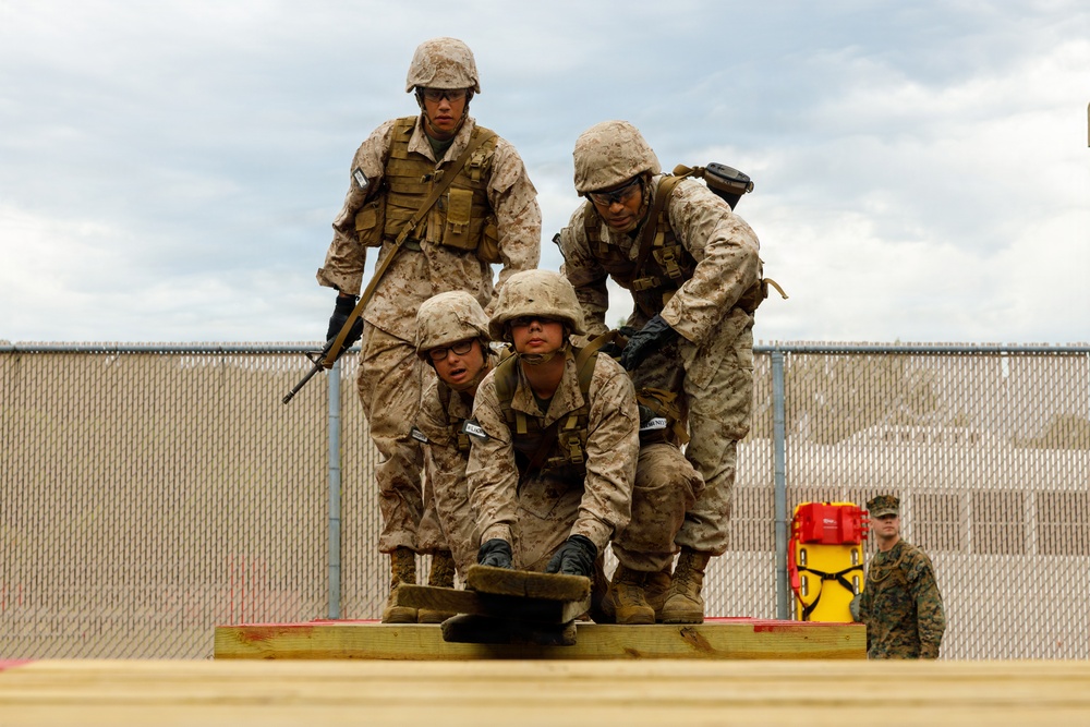 OCC 252 Company D Conducts The Leadership Reaction Course