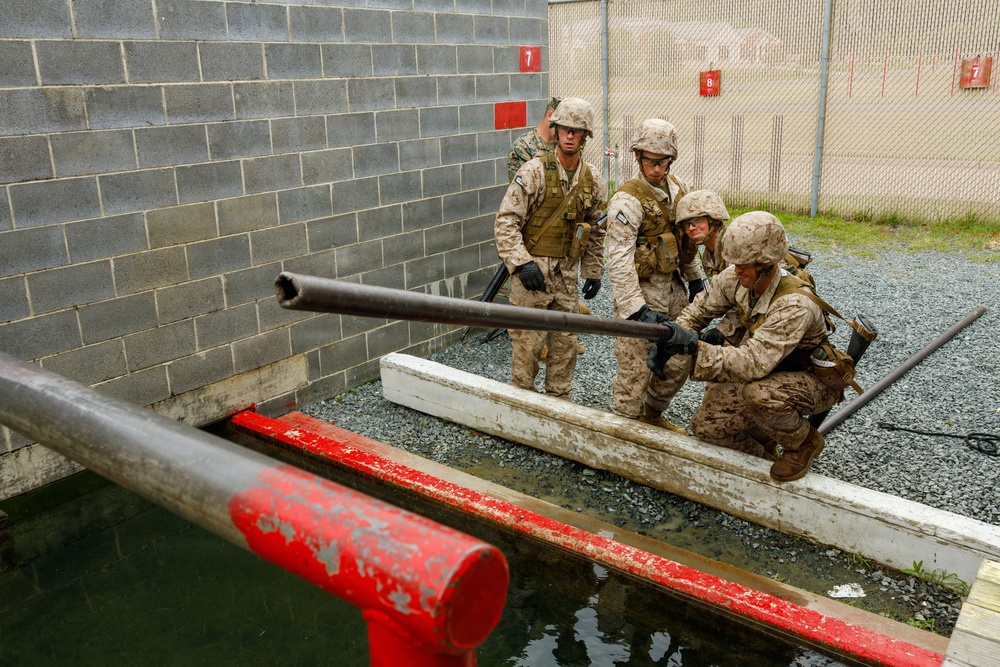 OCC 252 Company D Conducts The Leadership Reaction Course