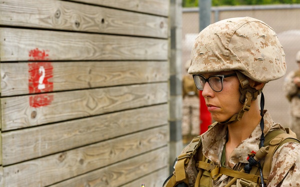 OCC 252 Company D Conducts The Leadership Reaction Course
