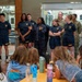 NAS JRB Fort Worth Service Members Visit Camp Carter Campers