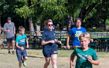 NAS JRB Fort Worth Service Members Visit Camp Carter Campers
