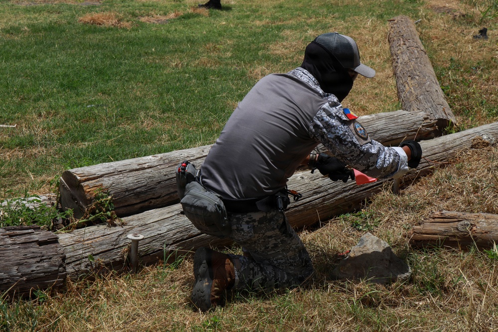 Multinational explosive ordnance disposal technicians conduct ordnance exploitation training during RIMPAC 2026