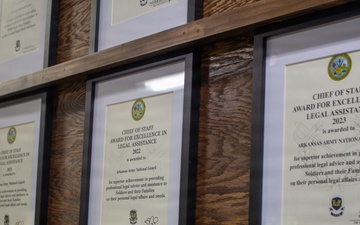 Arkansas National Guard Legal Assistance Office Earns Army Chief of Staff Excellence Award