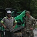 West Virginia Guardsmen clean up debris