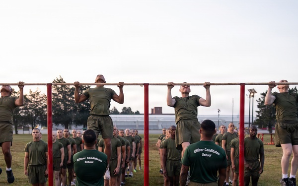 India and Lima Company conduct initial physical fitness test