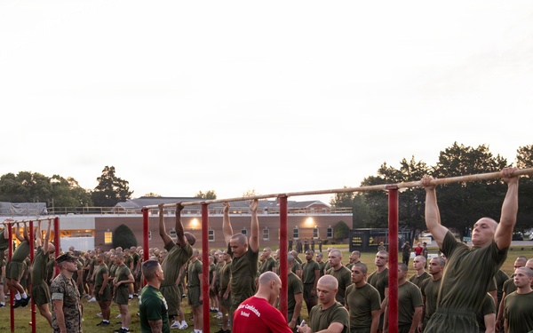 India and Lima Company conduct initial physical fitness test
