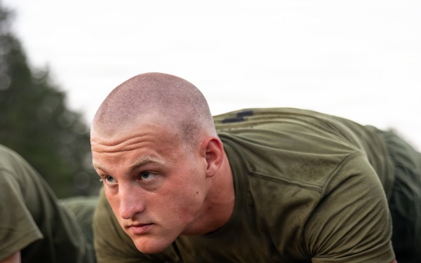 India and Lima Company conduct initial physical fitness test