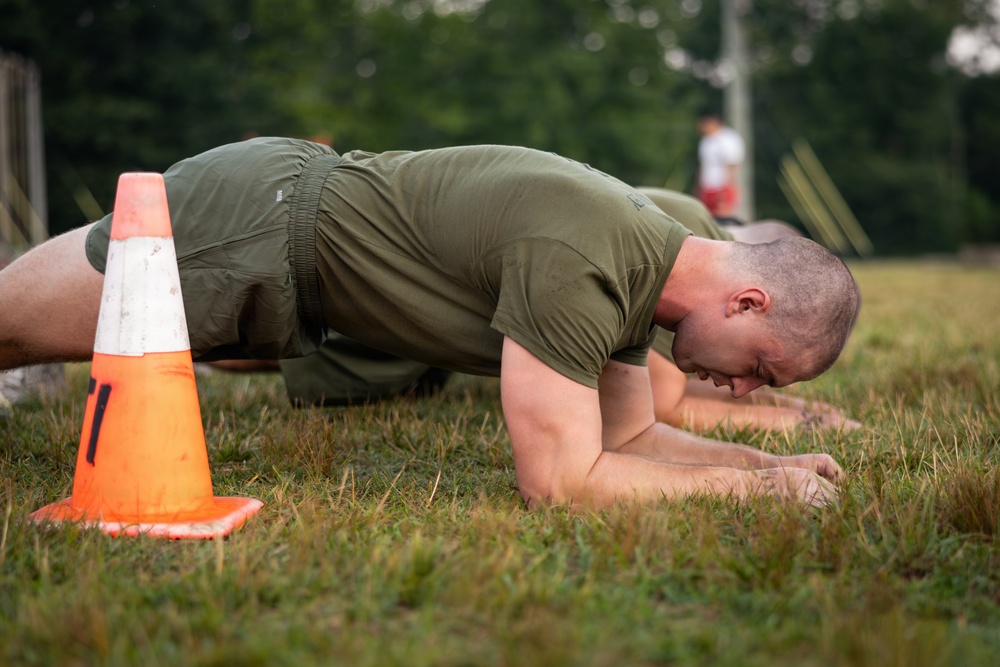 India and Lima Company conduct initial physical fitness test