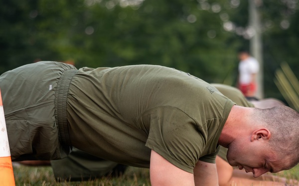 India and Lima Company conduct initial physical fitness test