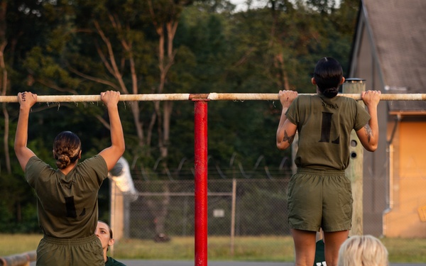 India and Lima Company conduct initial physical fitness test