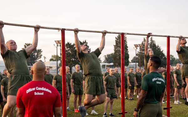 India and Lima Company conduct initial physical fitness test