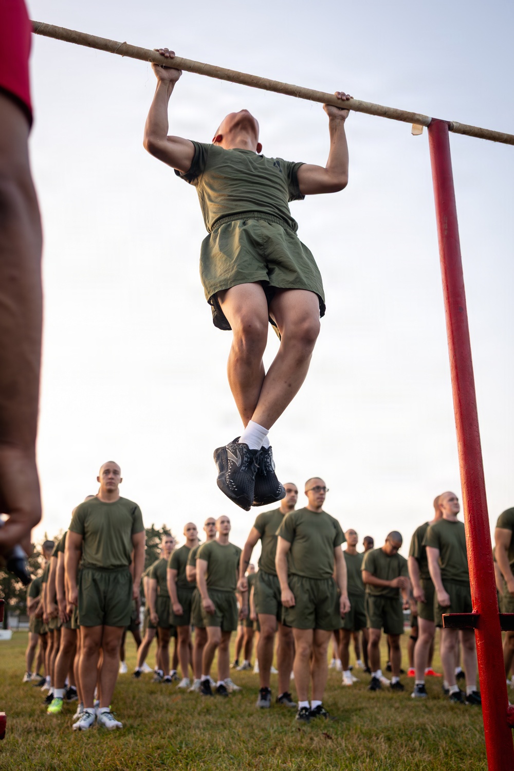India and Lima Company conduct initial physical fitness test