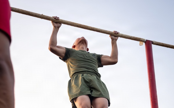 India and Lima Company conduct initial physical fitness test