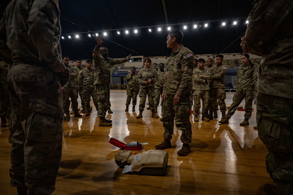 JTF-DC National Guardsmen train in medical skills