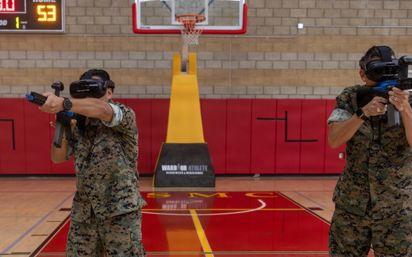 Simulating the Battlefield: 1st MLG Marines counter simulated drones with virtual reality technology