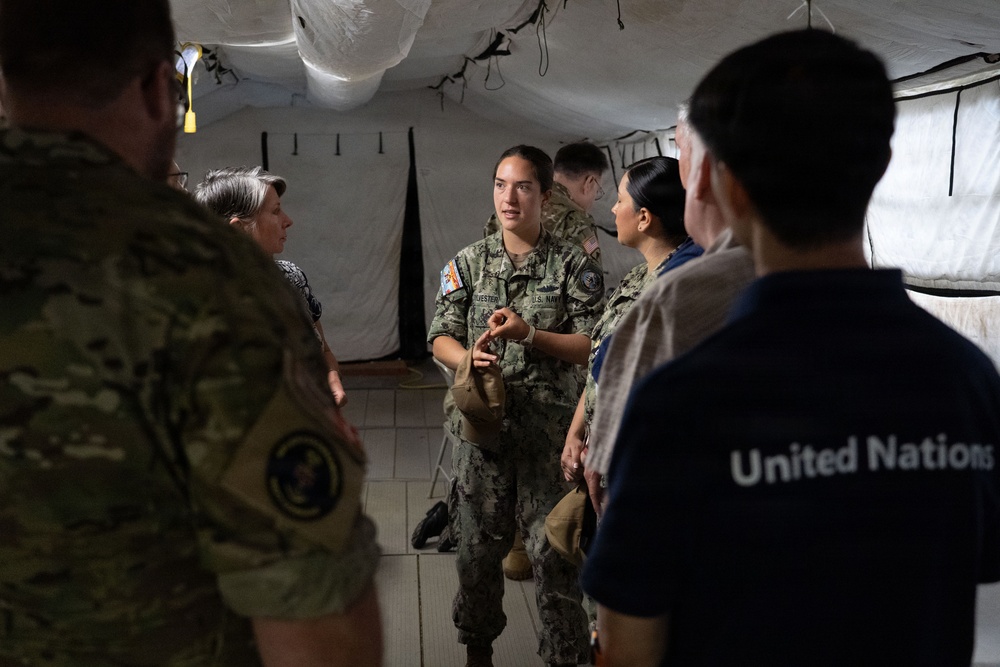 Humanitarian Assistance and Disaster Response kicks off with daily briefs during RIMPAC 2026