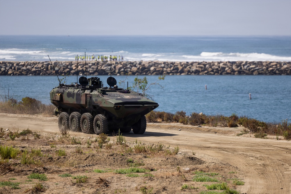 U.S. Marines with 3d AA Bn. conduct driving refamiliarization