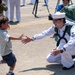 Nimitz Sailors Meet Loved Ones on The Pier
