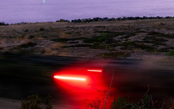U.S. Marines with 3d AA Bn. conduct driving refamiliarization