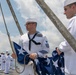 USS Nimitz Sailors Man the Rails