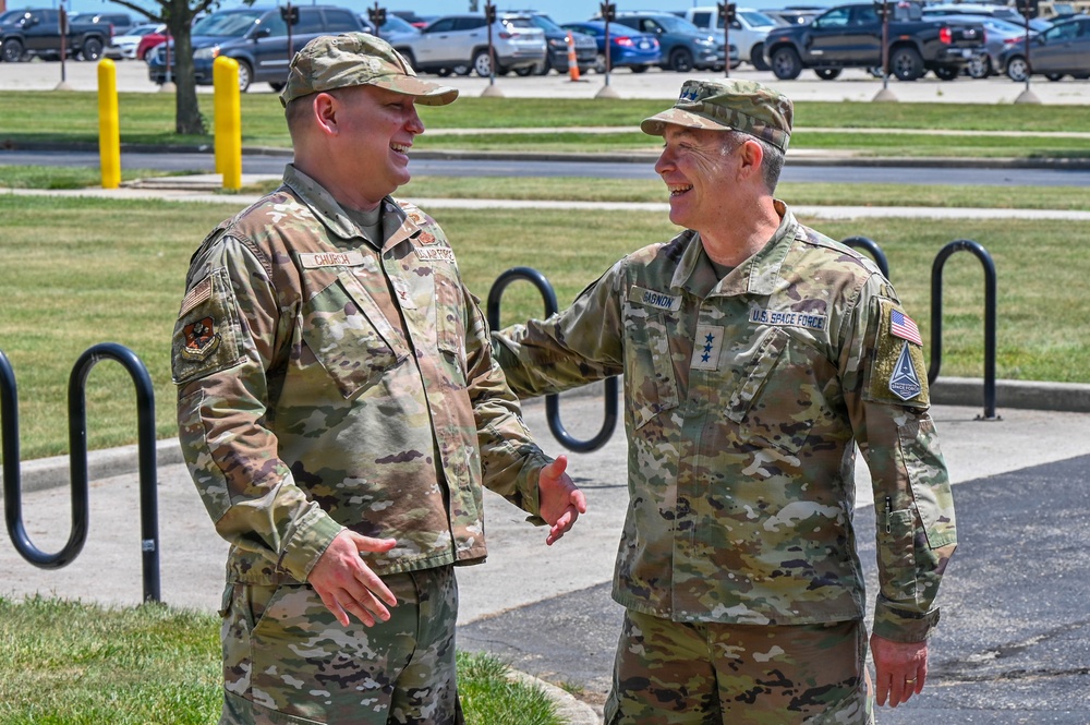 Commander, USSF Combat Forces Command recognizes 178th Wing support