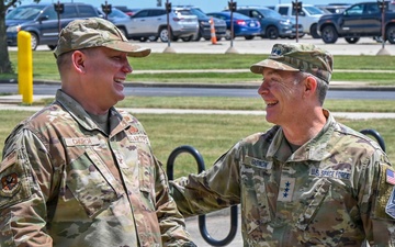 Commander, USSF Combat Forces Command recognizes 178th Wing support
