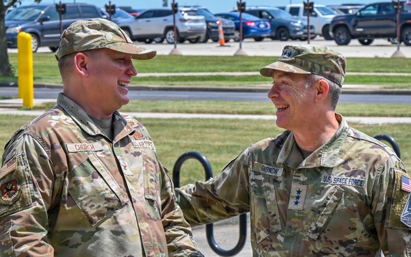 Commander, USSF Combat Forces Command recognizes 178th Wing support