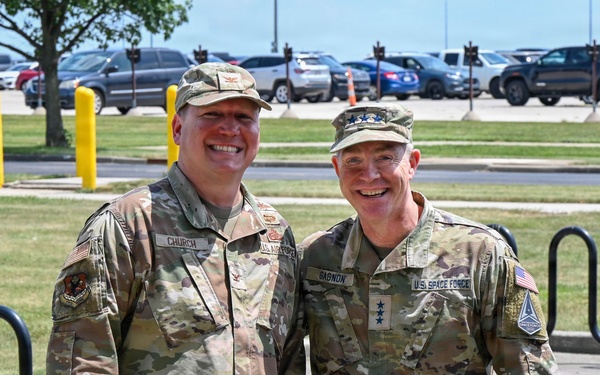 Commander, USSF Combat Forces Command recognizes 178th Wing support