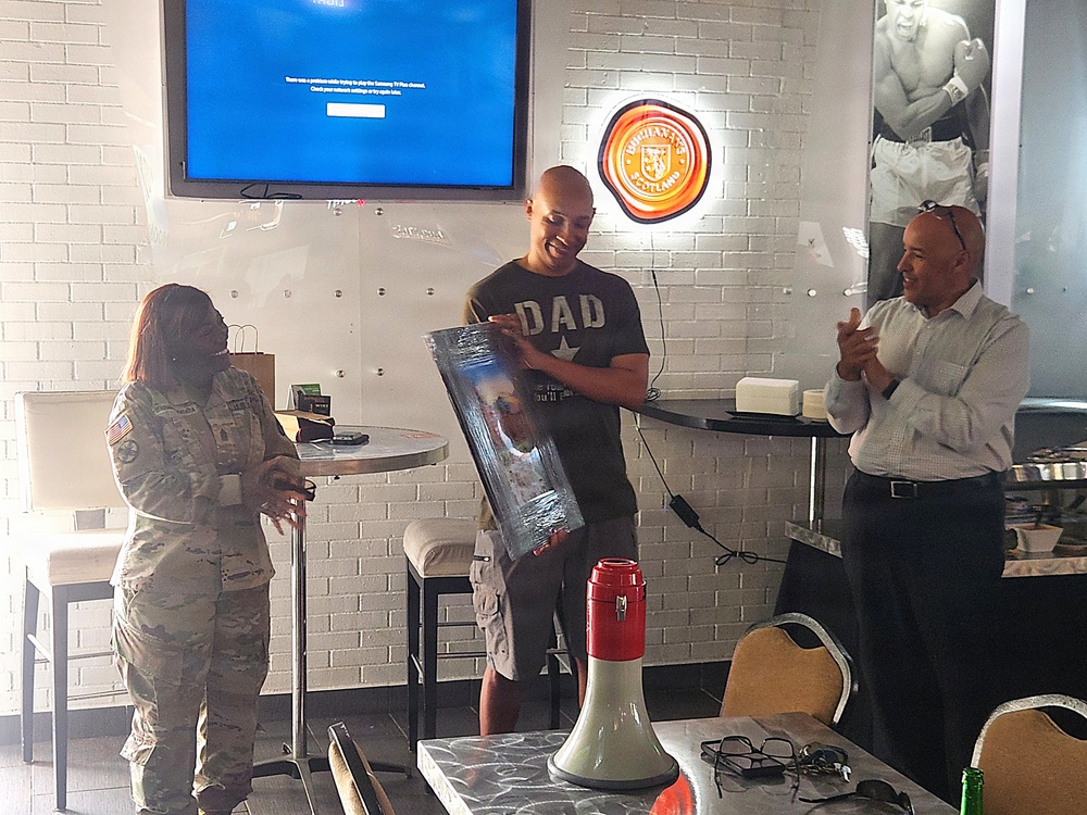 Fort Buchanan honors deputy garrison commander during farewell ceremony